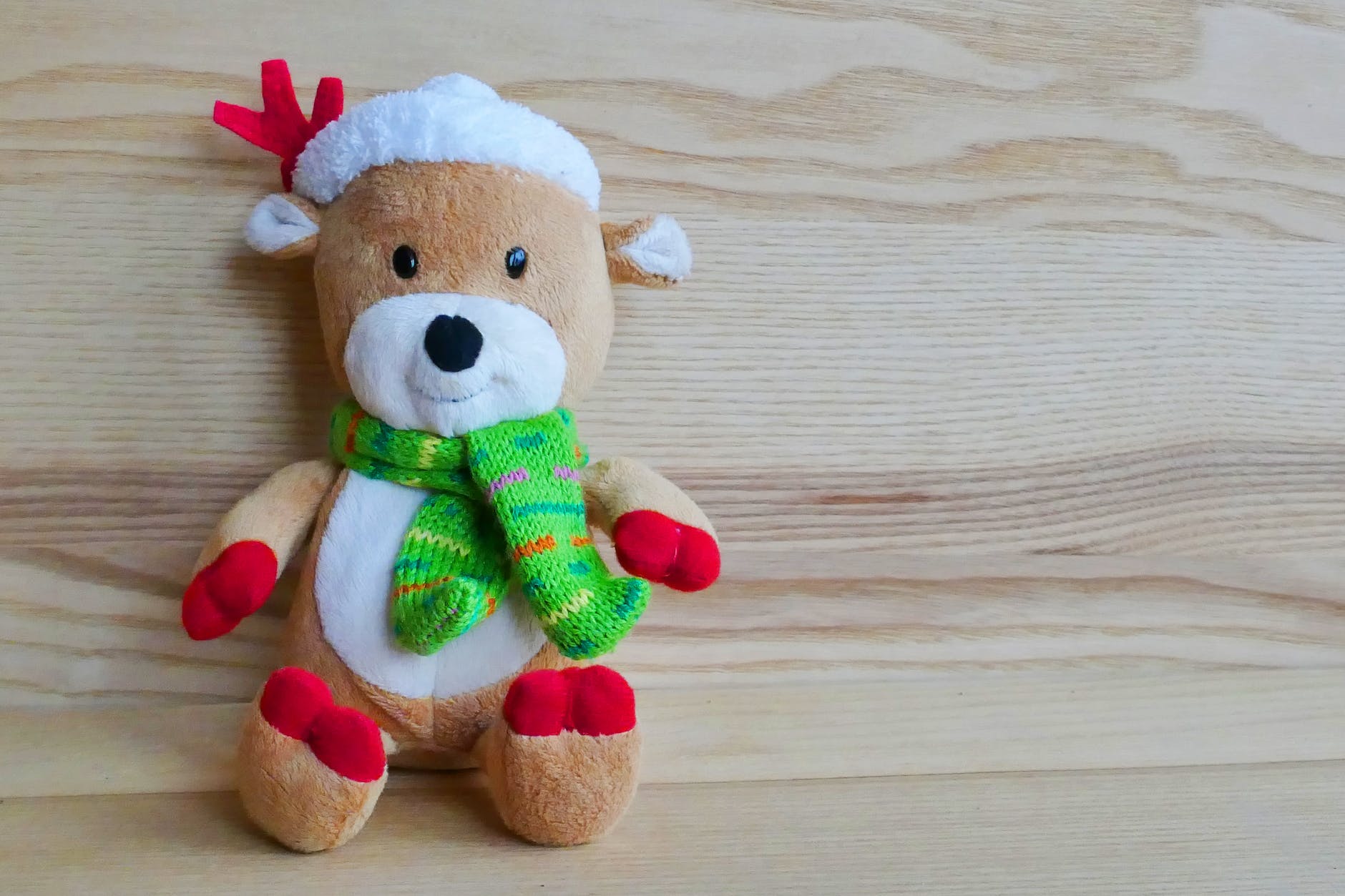 brown reindeer plush toy
